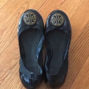 Black Tory Burch Ballet Flats